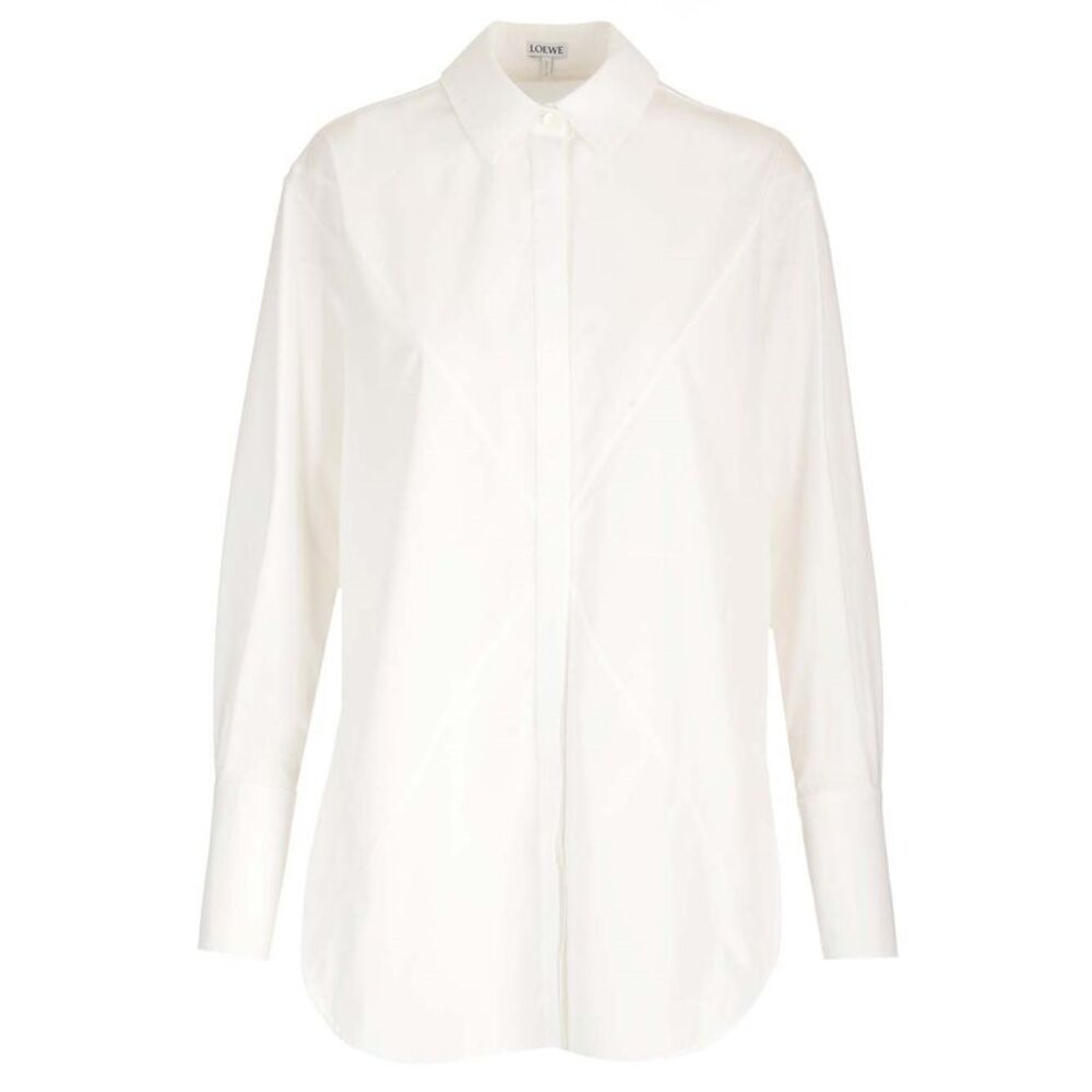 Loewe Women White "Puzzle Fold" Shirt
